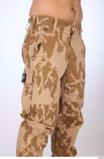 Danas camouflage cargo trousers dressed thigh 0008.jpg